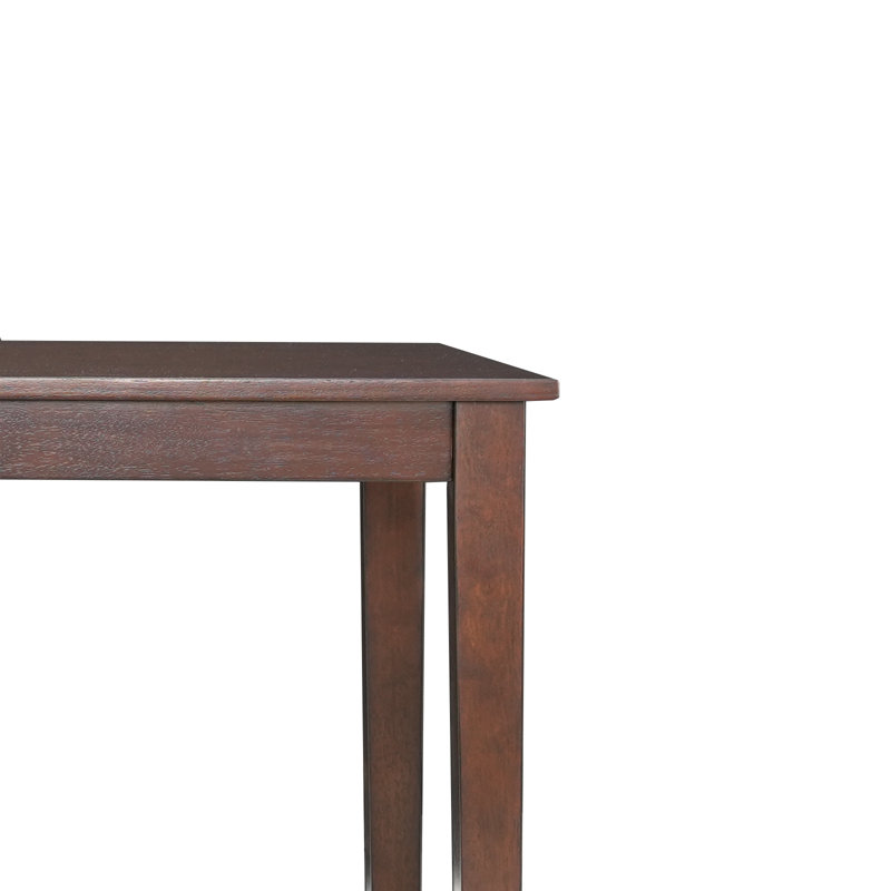 Lynfield Dining Room Bench With Solid Wood Seat, Espresso