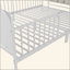 Structure de lit plateforme en métal avec lumière, lit en métal pour enfants avec tête de lit tapissier et rangement-767949091-767949089