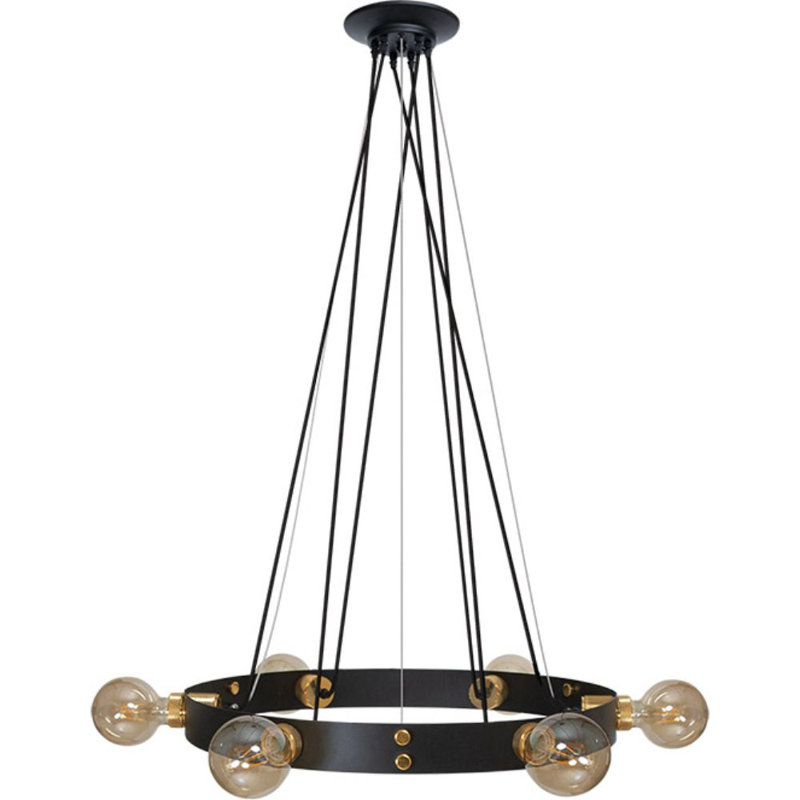 Eilidh 6 - Light Waggon Wheel Chandelier