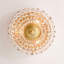 Plafonnier encastré en cristal brossé 3 lumières Jessica