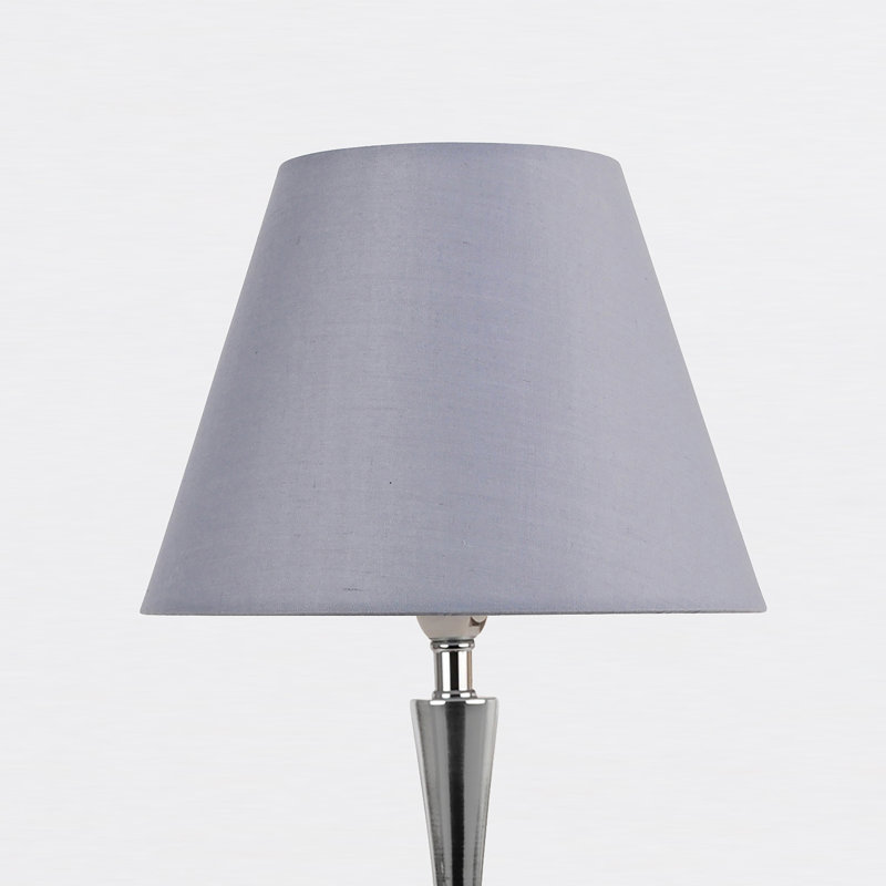 Avonmore Metal Lamp, Antique Brass, Grey