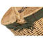 Wicker Lidded Picnic Hamper Basket with Lining-1037135121