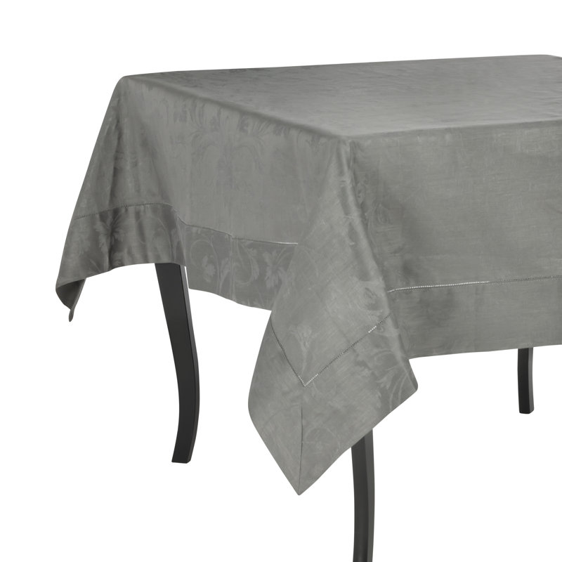 Nappe French Home, Gris foncé, L 68 po x l 120 po