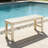 Backless Slatted Bench-1939250193