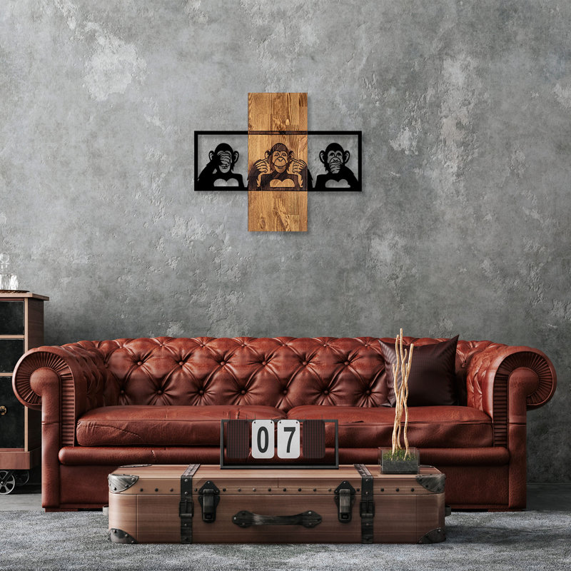 Décoration murale en bois