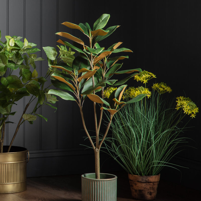 91cm Faux Magnolia Tree in Pot