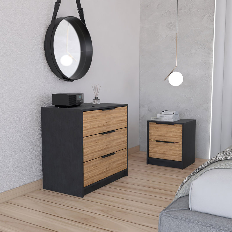 Ensemble de 2 commodes