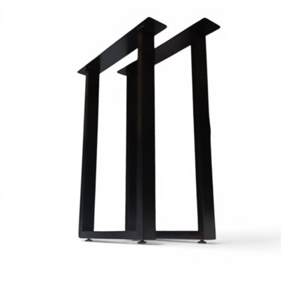 Pieds de table carrés, ensemble de 2