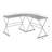 Rikwin L-Shaped Metal Base Computer Desk-1645664691