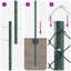 120 cm H x 1000 cm W Steel Border Fencing