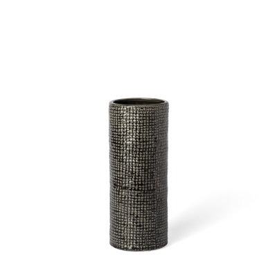 Vase de table en céramique noire Vaila