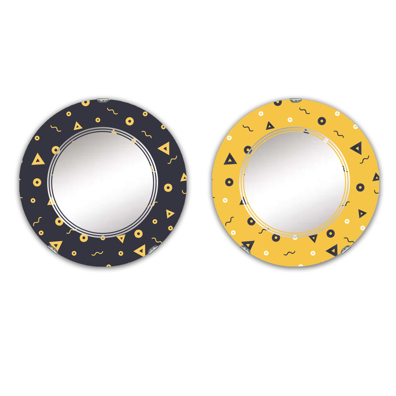 Ensemble de 2 miroirs sans cadre