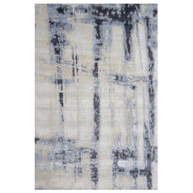 Abstract Area Rug, Rectangle 8'1" x 10'1"