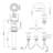 8 Inch 3-Hole Widespread Bathroom Faucet, 2-Handle Bathroom Sink Faucet-64359229-123322535-88793439