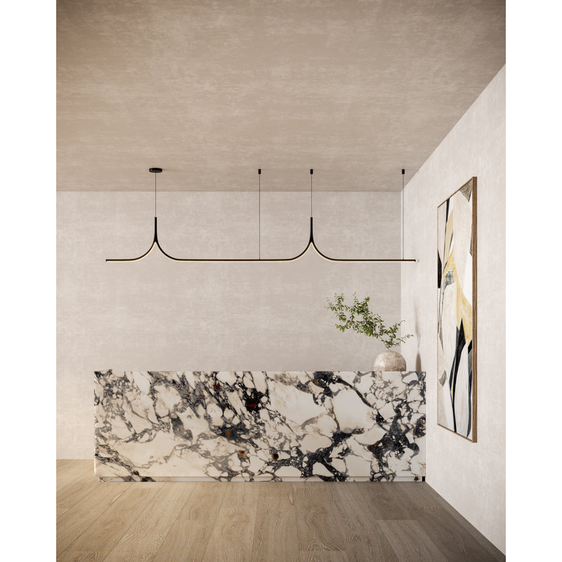 Thread Linear Pendant, 2 Lights, 137.63" H x 118.13" W x 1.25" D