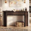 Console cannelée 55 po avec 2 tiroirs de rangement, canapé d'entrée en bois pour canapé derrière le canapé-126700153-126700154