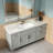 28"X14" White Ceramic Rectangular Undermount Bathroom Sink With Overflow