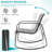 Tandeka 2 - Person Outdoor Seating Group with Rocking Chairs and Glass Coffee Table-120022663