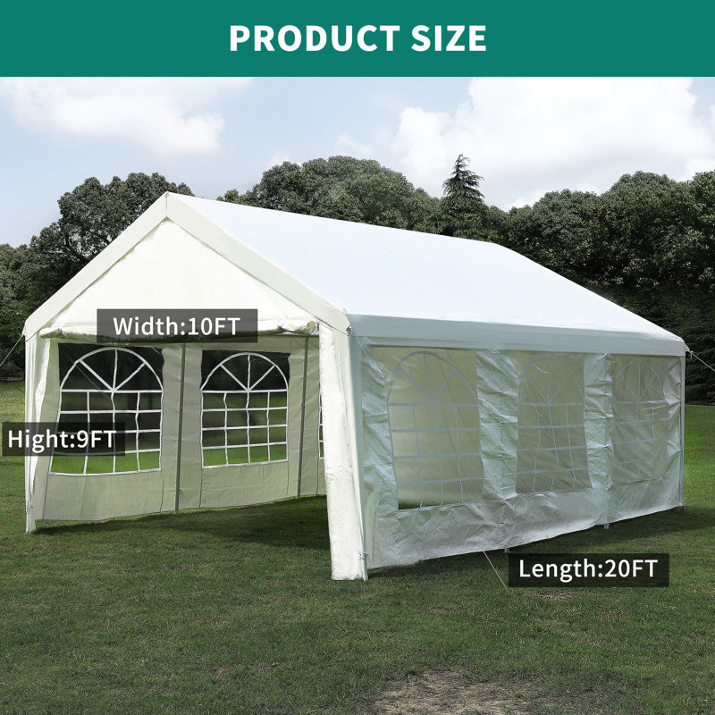 YITAHOME Steel Party Tent Canopy & Reviews | Wayfair