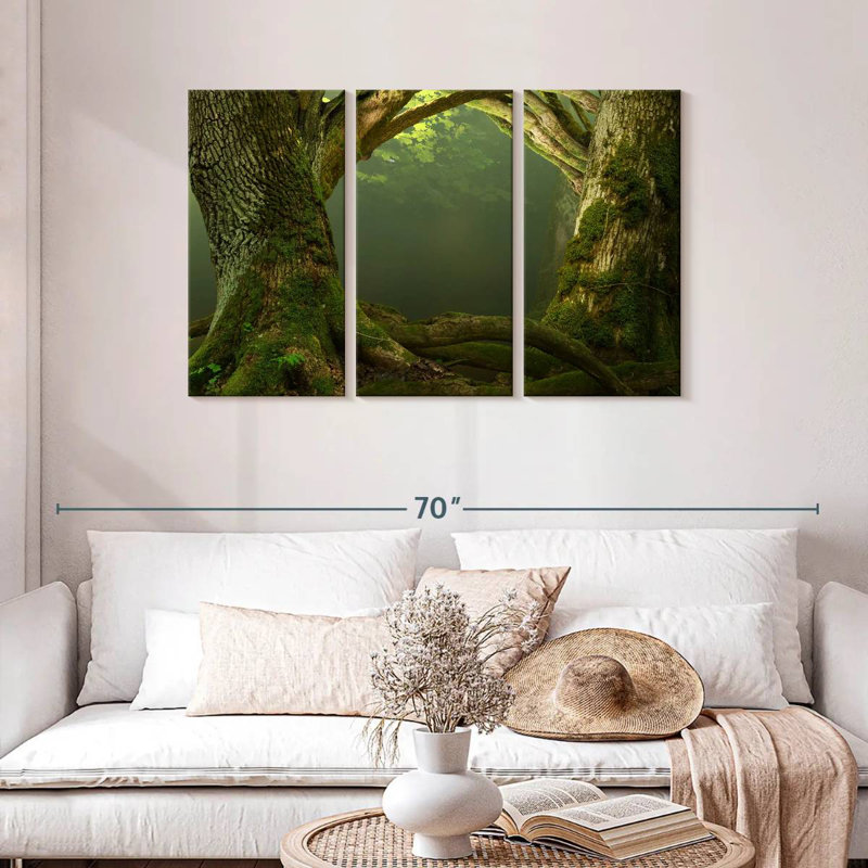 Harnek Mossy Trees, 28" H x 45" W