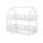 Twin Over Twin House Bunk Bed With Fence-779908319