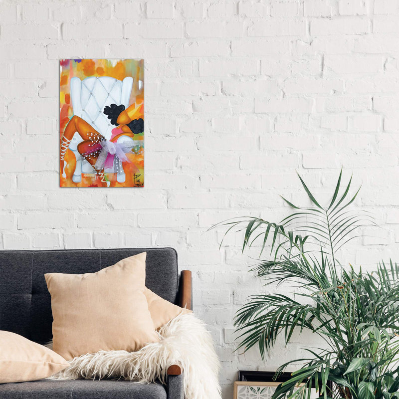 Belle - Wrapped Canvas Painting, 66.04 cm H x 45.72 cm W x 1.91 cm D