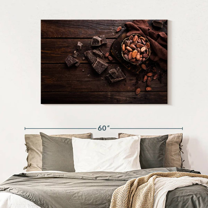 Yarlin Chocolate And Cocoa Beans, 32" H x 48" W