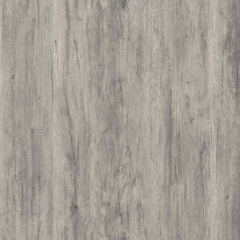 Armoire haute Myerson Grey Driftwood à 2 portes en bois d'ingénierie