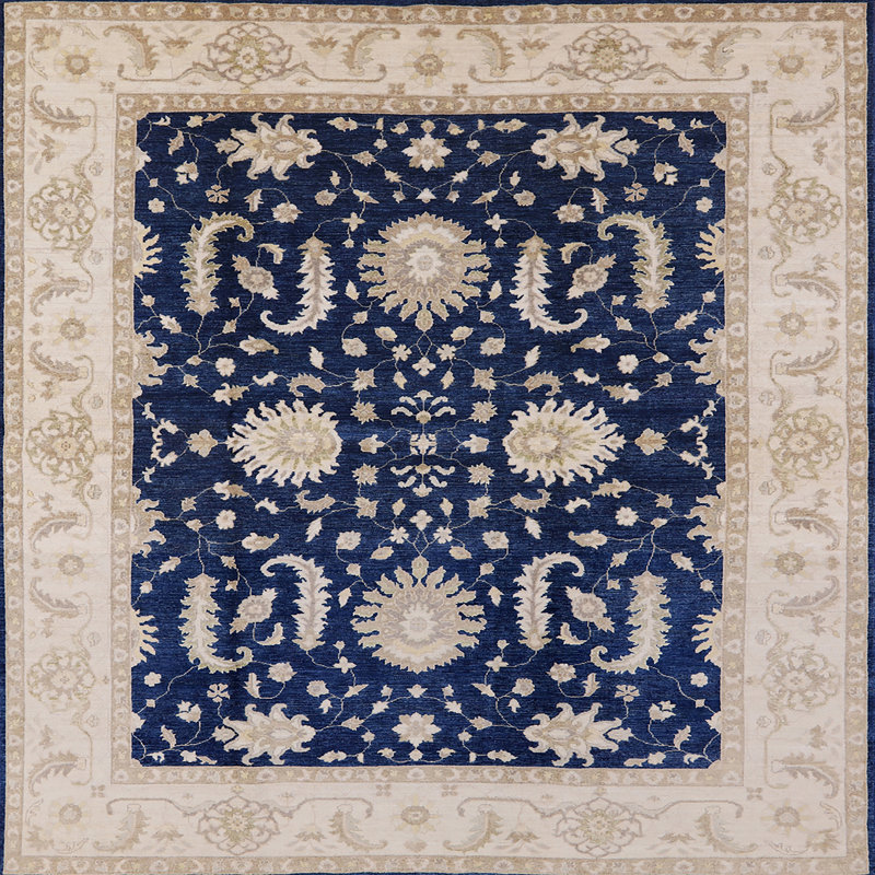 Kachayr Oriental Indoor Rug, Square 5'