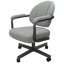 4 chaises de salle à manger pivotantes en métal - Style M-70-129680735-72467238-72467237