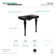 Imperial Ceramic 36" Console Bathroom Sink with Overflow