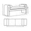 Banc d'appoint en chenille-846662636