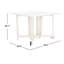Laoise 4 - Person Acacia Wood Patio Dining Set with Rectangular Table-62619509