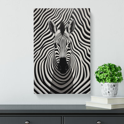 Zebra Op No.4 - No Frame Print