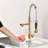 Commercial Pull Down Kitchen Sink Faucet Single Handle Modern Kitchen Faucets