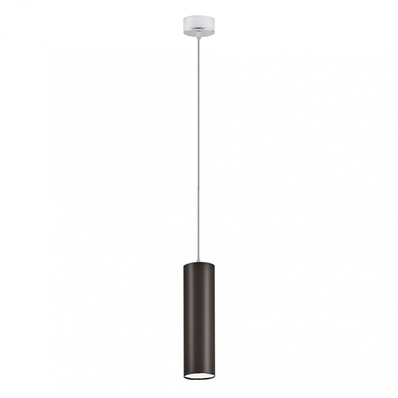 Murdoch 1 - Light Single Pendant, Brushed Nickel, Brown