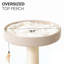 Arbre à chat multifonctionnel moderne H 65 po pour grands chats et MaineCoon-115842960