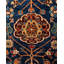Tapis unique noué à la main Serapi - bleu, 8 pi 3 po x 10 pi 6 po