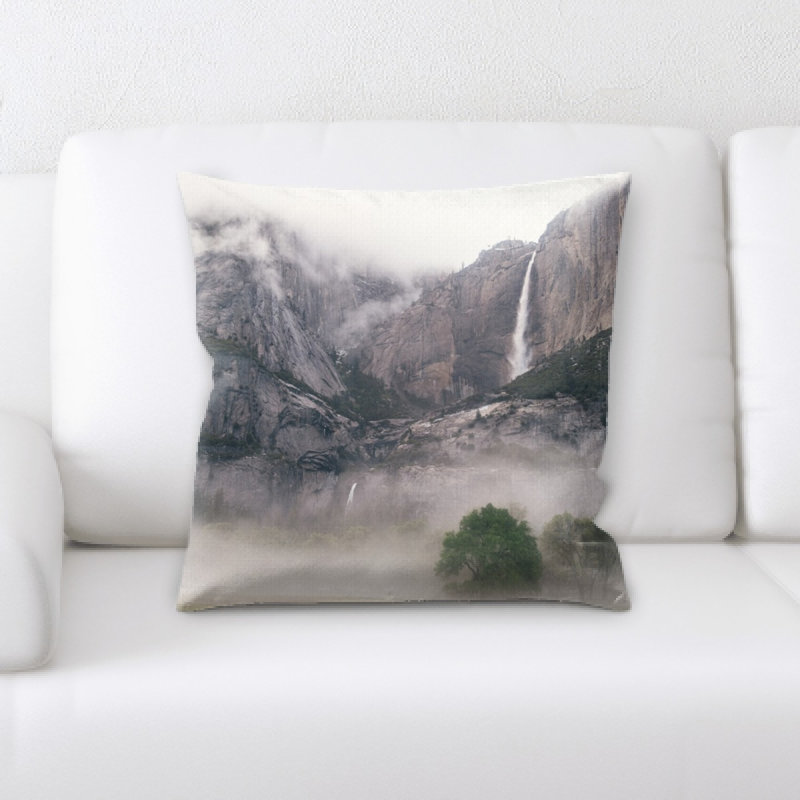 Waterfall Microsuede Reversible Throw Pillow