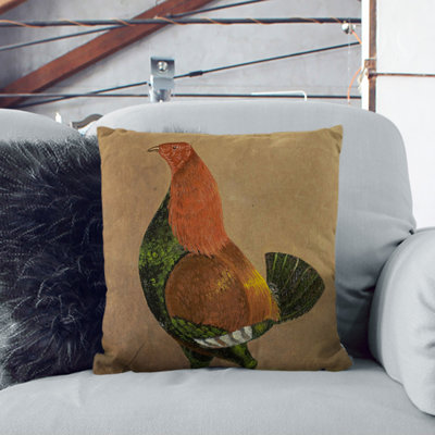 Fighting Cock Vol.1 Square Throw Cushion