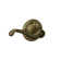 Flair Lever Bed and Bath Lock