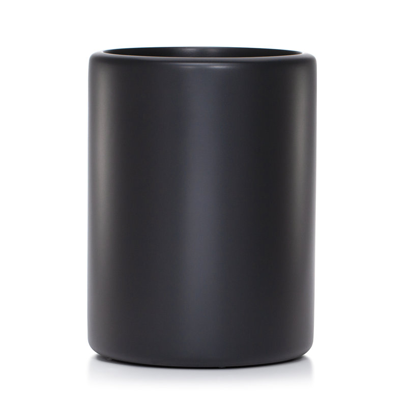 Domus Black Matte 3 Gallons Waste Bin