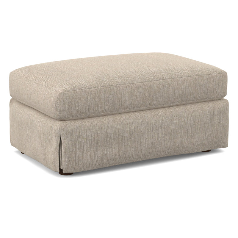Upholstered Ottoman, Nutmeg, 61379-86
