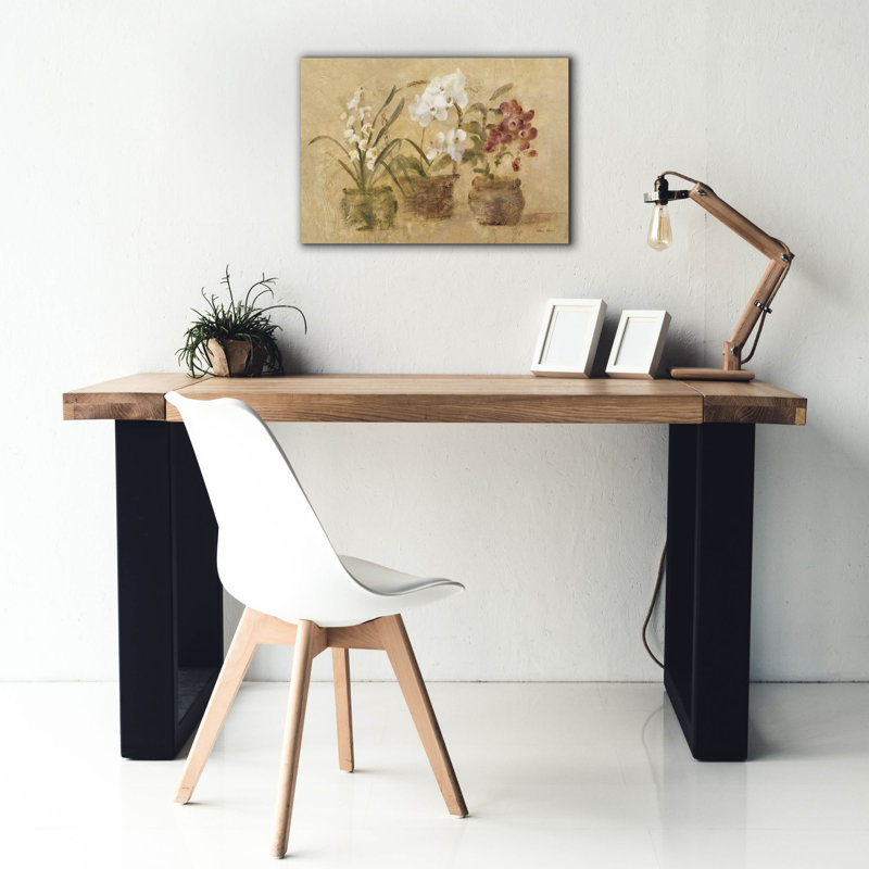 «Collection Of Orchids» par Cheri Blum, art mural sur toile, H 18 po x l 26 po x P 0,75 po