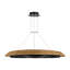Sean Lavin Noa Large LED Ring Chandelier in Bronze with Washed Black Sea Grass shade-717365075-717365087-717365086
