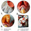 «Red and White Roosters Farm Assemblage I», art mural animal en métal-101153908