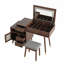 Coiffeuse 3 en 1 avec tabouret-118327137