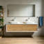 Meuble-lavabo mural 63 po avec lavabo vasque et tiroir en U 63 po-149513851