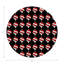 Sous-verres ronds en cuir noir Vegan-119015337