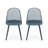  Contemporary Outdoor Chairs with Diamond Cutout Backrest, Stackable Patio Seating, Set of 2-593224580